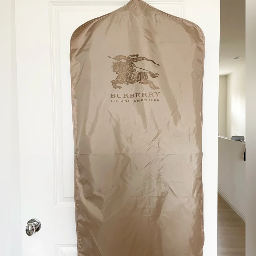 Burberry double breasted cashmere wool short trench coat 2 - Picture 8 of 9